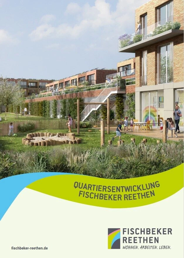 Vorschaubild der Brüschüre Quartiersentwicklung Fischbeker Reethen